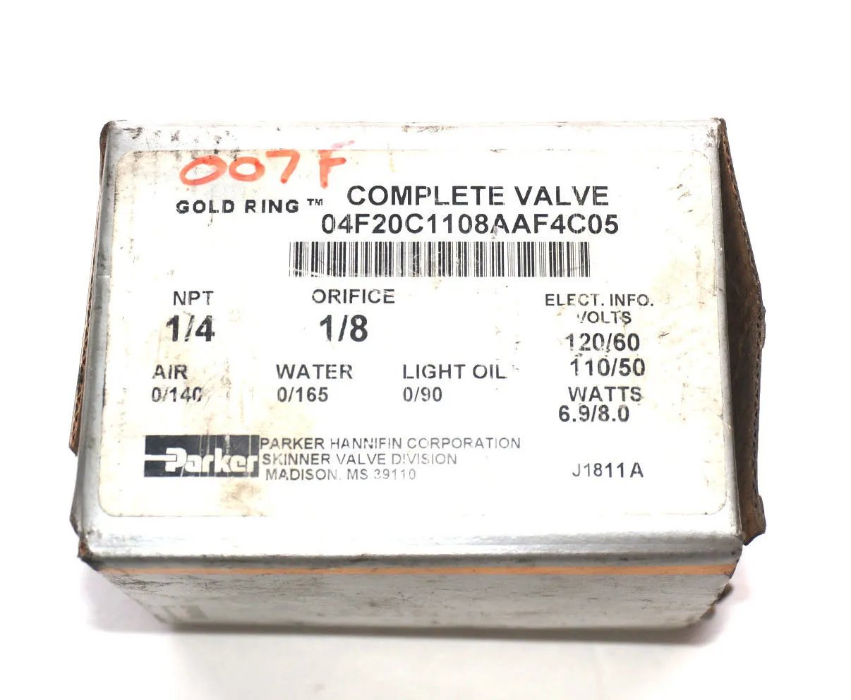 NEW PARKER 04F20C118AAF4C05 SOLENOID VALVE
