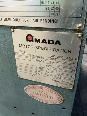 USED 1986 AMADA RG25