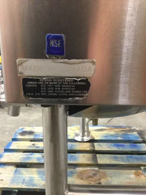 167-0262 Cleveland KDL40T 40-Gallon Manual Tilt Steam Kettle