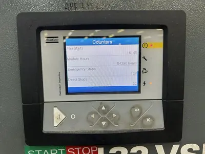 Used 2017 ATLAS COPCO GA132VSD Rotary Screw & Sliding Vane Air Compressors Georgia US | The Equipment Hub #1045572
