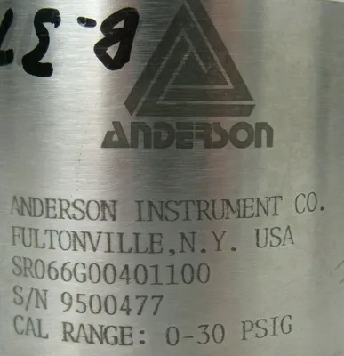 NEW ANDERSON INSTRUMENT SR066G00401100 PRESSURE TRANSMITTER