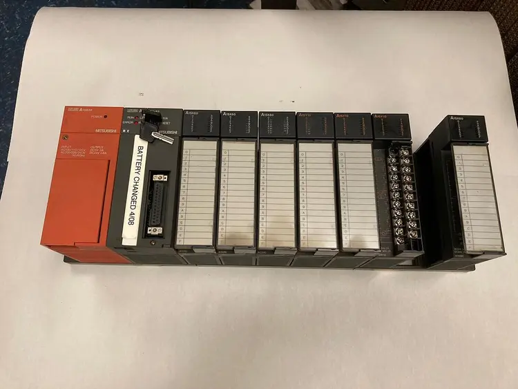 Used MITSUBISHI A1S62P/A1SCPU-S1/A1SX80/A1SY10/A1SX80 PLC Chassis Ohio US | Surplus Asset Holdings #1227757