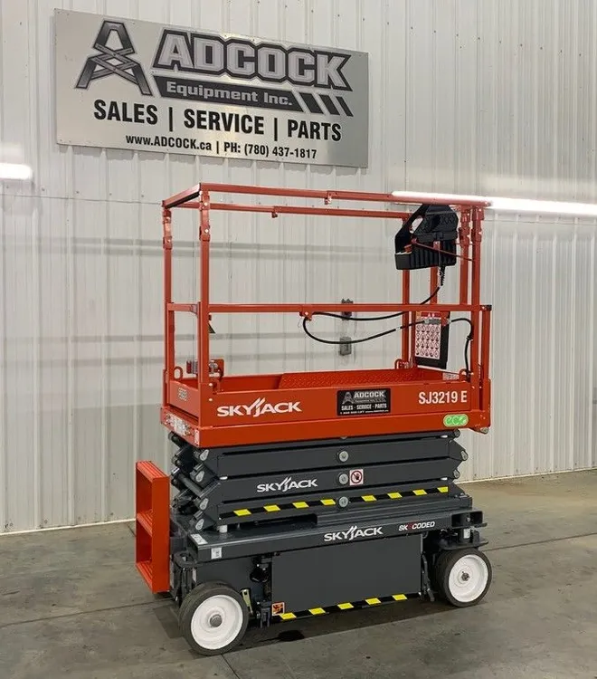 New | in-Stock 2026 SKYJACK SJ3219 E ELECTRIC SCISSOR LIFT Scissor Lifters Alberta CA | Adcock Equipment #1417643