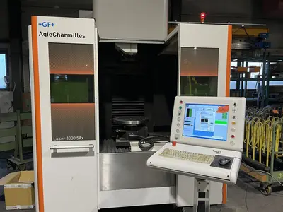 USED AGIECHARMILLES LASER 1000 5AX X:995 - Y: 550 - Z: 845 MM