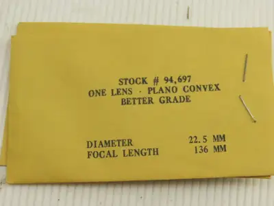 Edmund Scientific Double Concave Lens Miscellaneous lot of 15
