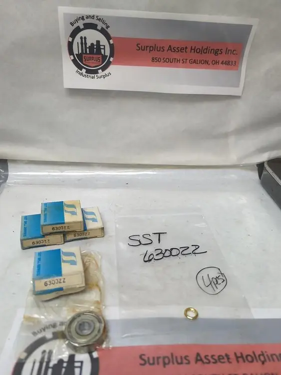 New | in-Stock SST 6300ZZ Bearings | Surplus Asset Holdings #1189796