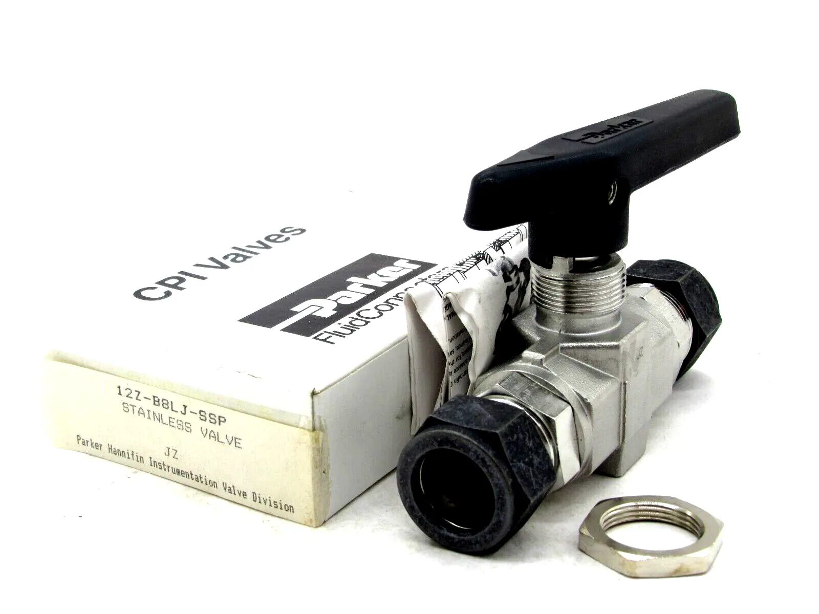 NEW PARKER 12Z-B8LJ-SSP STAINLESS VALVE 12ZB8LJSSP