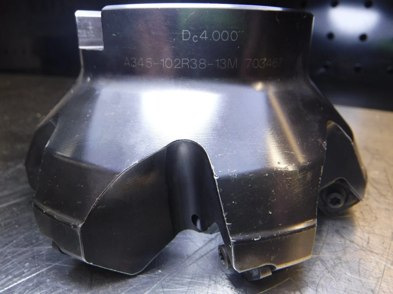Sandvik 4" Coromill Indexable Facemill 1.5" Arbor A345-102R38-13M (LOC115)