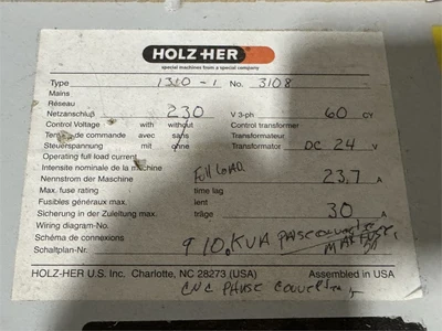 Used 2001 HOLZ-HER SPRINT 1310-1 Edge Banders Washington US | MachineryMax #1578989