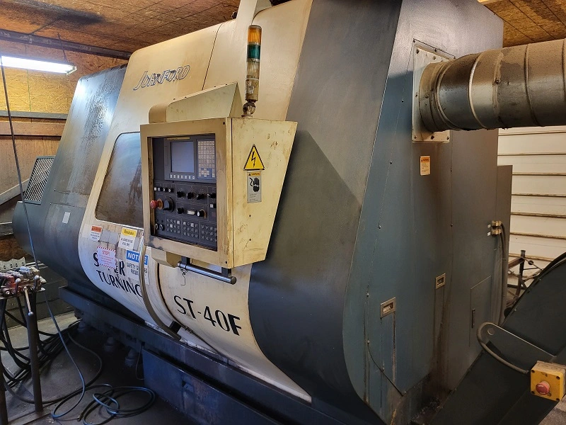 2010 JOHNFORD ST-40F CNC PIPE THREADING MACHINE