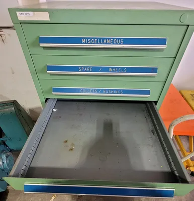 STANLEY VIDMAR 10 Drawer Storage Racks & Cabinets, Cabinet | Machinery Central (7)