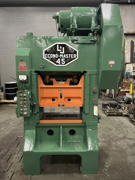 Used 1986 L AND J L AND J EM45 PRESS Straight Side Presses | Alma Machinery #898688