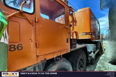 Used 1966 P & H 650A-TC 50-TON CRANE Truck-Mounted Cranes Pennsylvania US | Proxy Equipment #1384916