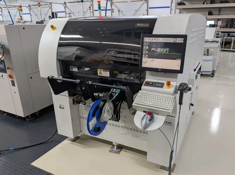 Used 2014 UNIVERSAL INSTRUMENTS 4994A Flexible SMT Pick & Place Mounter Michigan US | 4Tech USA #1403918