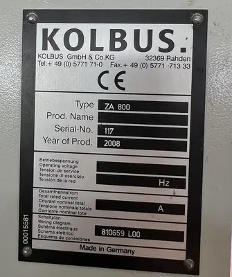 USED 2008 KOLBUS BOOK PRODUCTION LINE