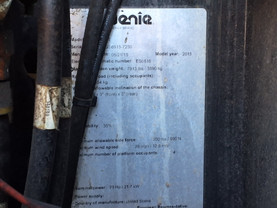 Used 2015 Genie GS-3369 RT Scissor Lifters North Carolina US | Stack Equipment #1550307