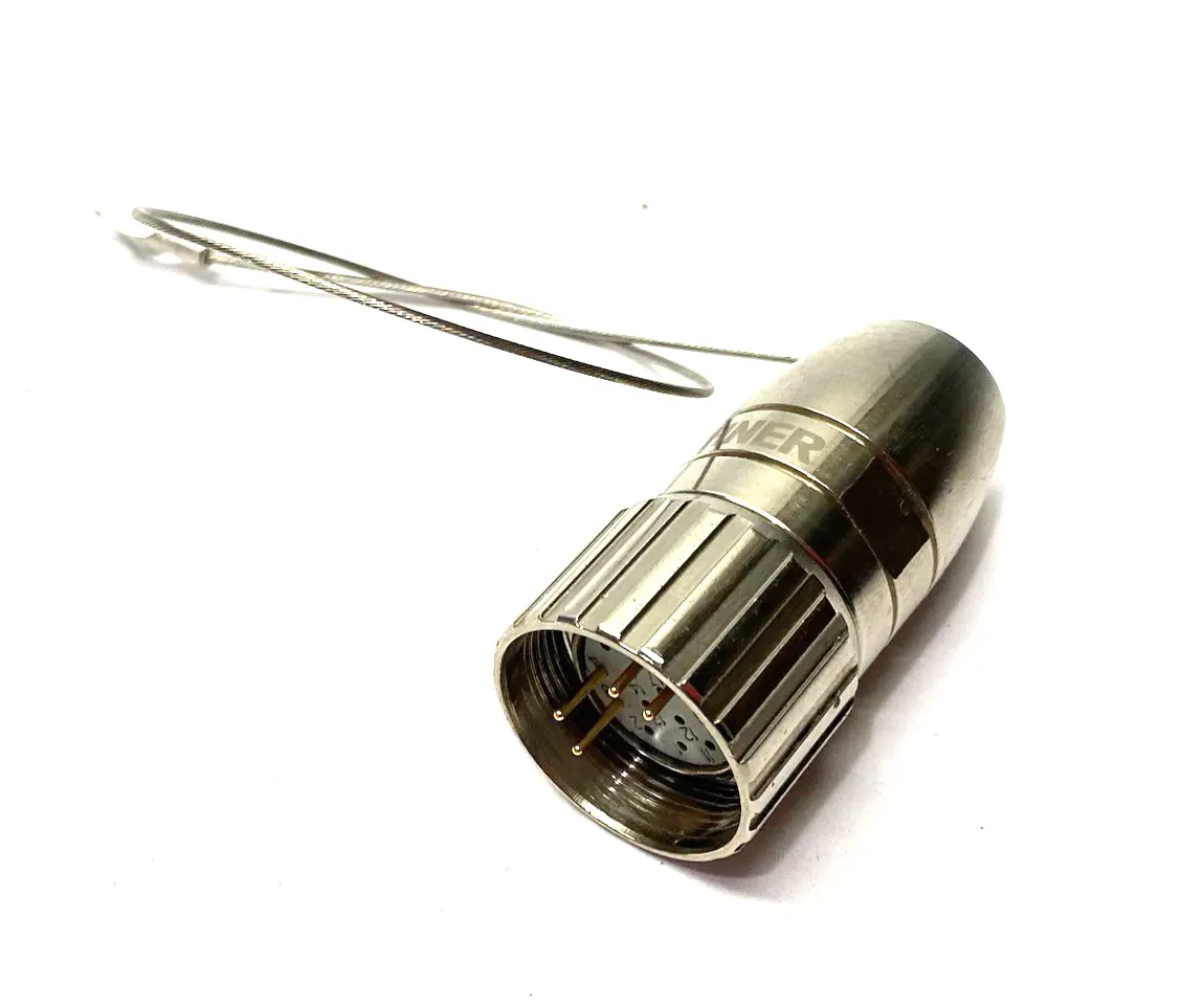 USED EUCHNER STECKVERBINDER 17POL RC-17P1N8A80CP STRAIGHT PLUG CONNECTOR RC17