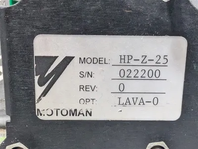 Yaskawa Motoman HP-Z-25 Robot Arm Interface Board HSBX2BI Used