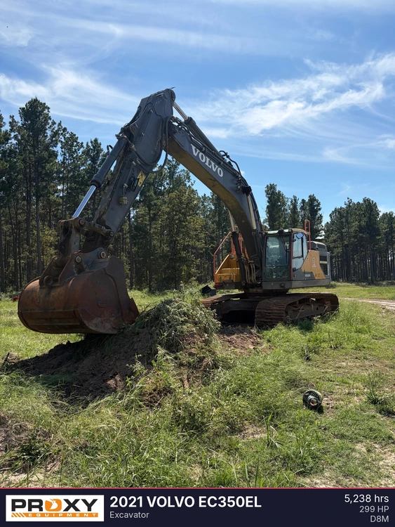 Used 2021 VOLVO EC350EL Crawler Excavators Texas US | Proxy Equipment #1663654