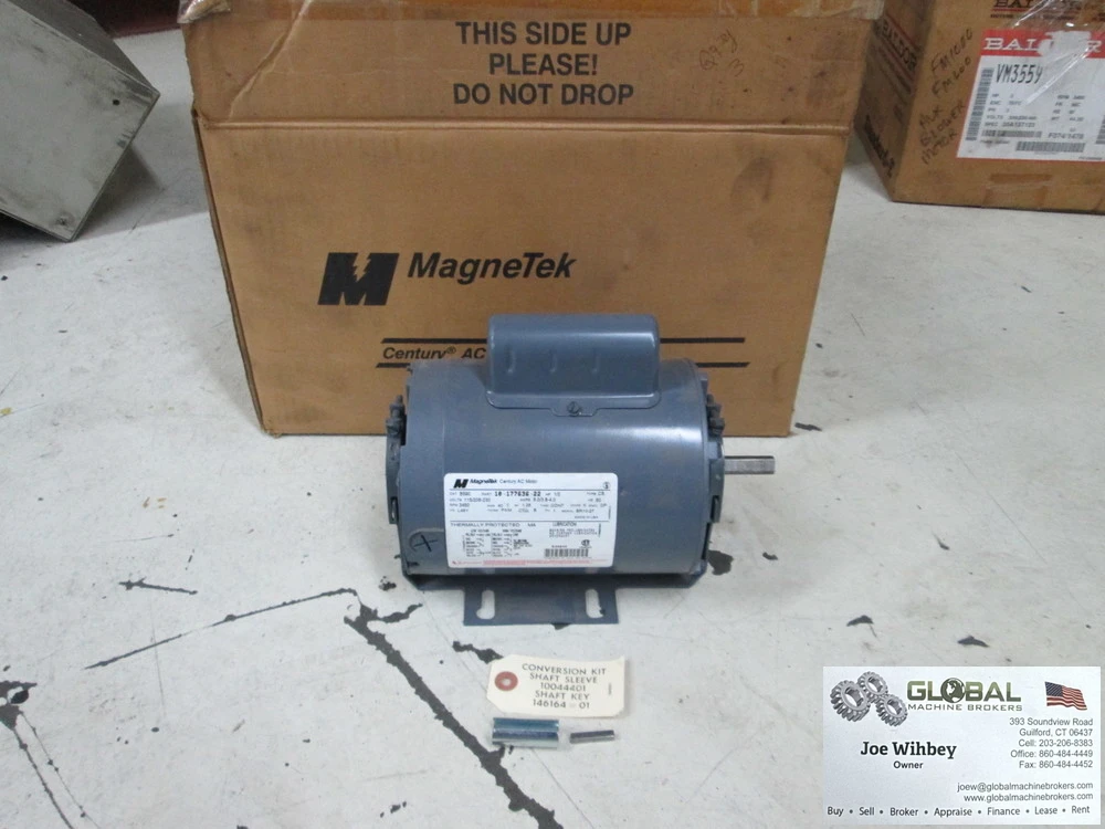 Magnetek Century AC Motor B590, 115/208-230V 3450 RPM Part#: 10-177636-22