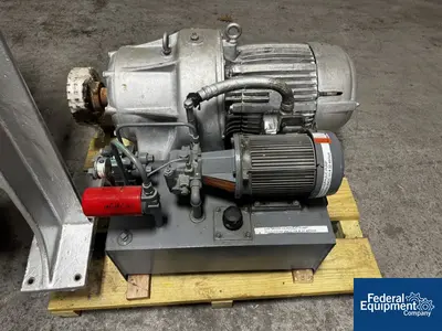 USED Fitzpatrick 200 Gal Day Cincinnatus Double Arm Mixer, S/S