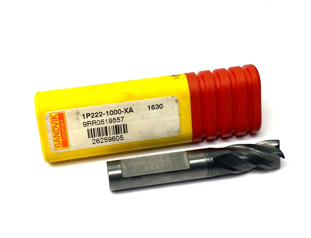 USED SANDVIK COROMANT COROMILL® PLURA SOLID CARBIDE END MILL 26259605