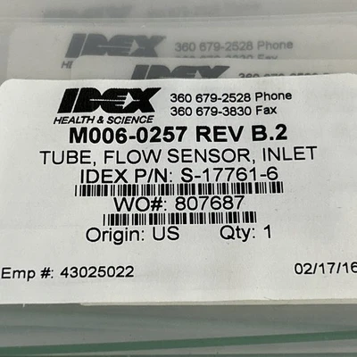 NEW IDEX S-17761-6