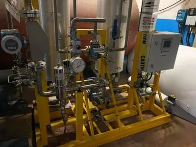 Compressor Room with Wittemann Hasselberg CO2 Packaged & Haffmans