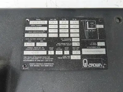 Used CROWN _UNKNOWN_ Forklift Attachments Indiana US | Arrow Industrial #1412084