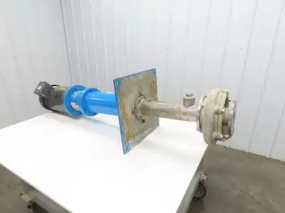 Sanwa Type VM Stainless Centrifugal Pump 1.5x2" Flanged 5Hp 3450 RPM 460V 3PH