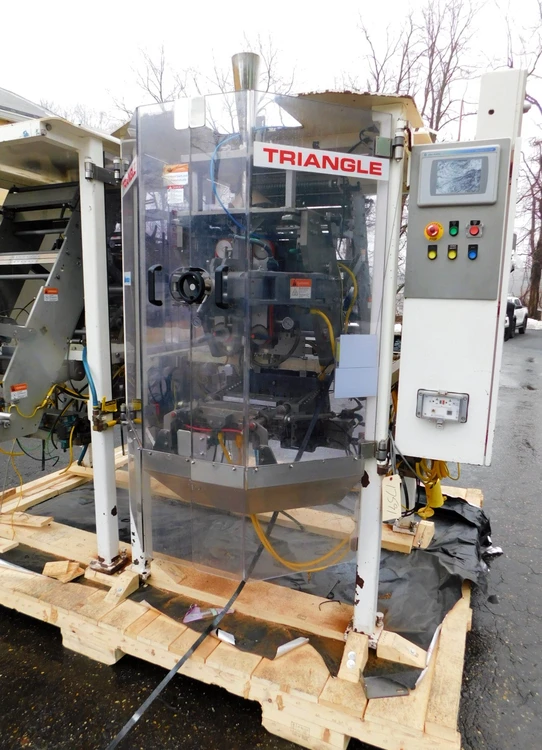 Used TRIANGLE BAGGER B 108 C Vertical Form Fill Sealing Machines (VFFS) New Jersey US | Champion Trading Corporation #783945