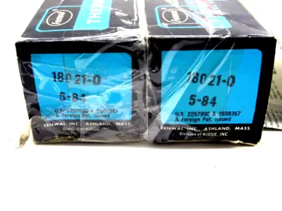 NEW LOT OF 2 FENWAL 18021-0 TEMPERATURE SWITCH 180210
