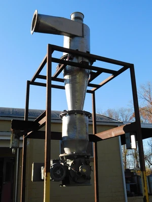 USED STAINLESS STEEL CYCLONE 14" X 24"