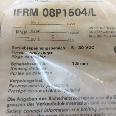 NEW Baumer IFRM-08P1504/L