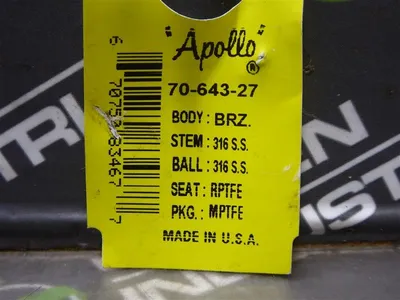 Lot of 6 Apollo 70-643-27 1/2" 3-Way Bronze Ball Valves 400 CWP New NIB