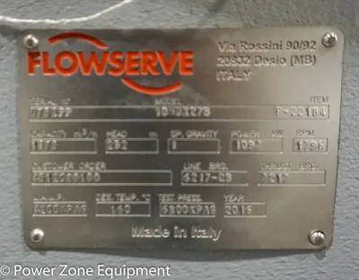 NEW FLOWSERVE 10HDX27B