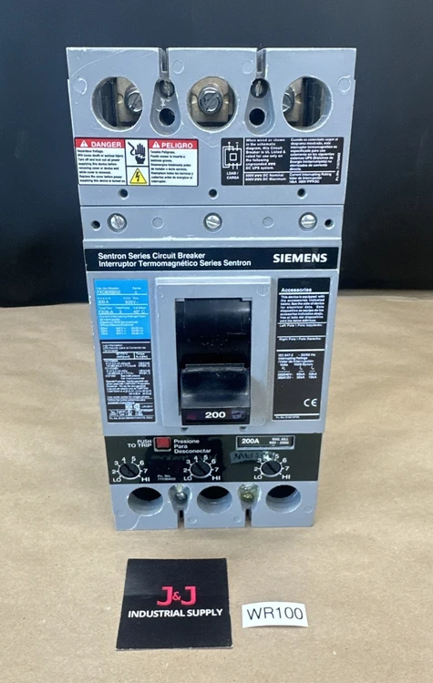 Used Siemens FXD63B200 Circuit Breakers Indiana US | J&J Industrial Supply #523743