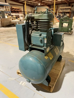Used CURTIS 15HP AIR COMPRESSOR WITH DRYER Lubricated Reciprocating Air Compressors Ontario CA | Aldan Woodworking Machinery #1252720