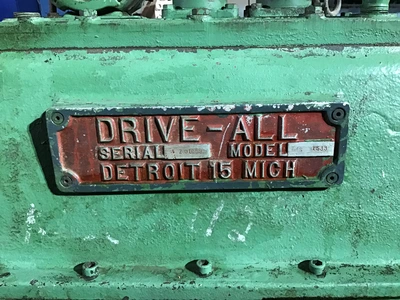 Drive-All Model DAS 1533 Transmission