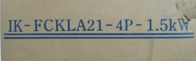 NEW NIKUNI IK-FCKLA21-4P-1.5KW PUMP 32ULD15Z IKFCKLA214P15KW