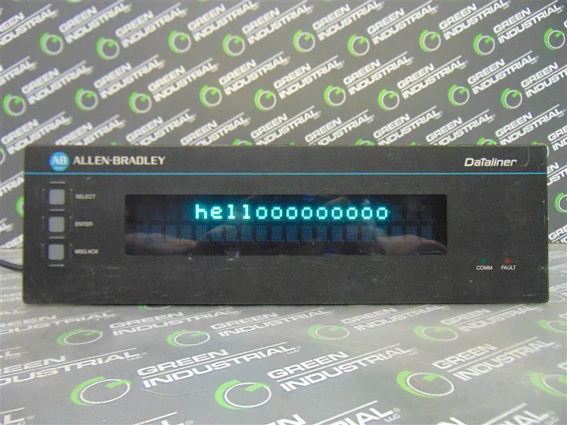 Allen Bradley 2706-E23J32/D Dataliner Display Module Rev. B Used