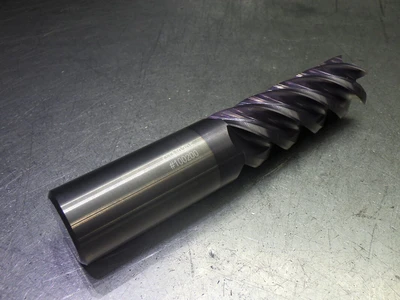 KM Tool 1.25" 5 Flute Carbide SQ Endmill 1.25" Shank TiAlN Coated CTM9305 (LOC2292)