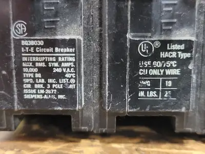 USED SIEMENS BQ3B030