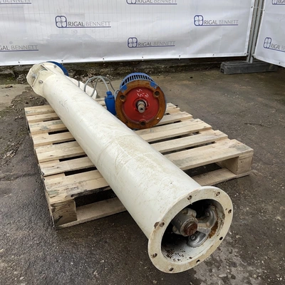 Wam m/s auger conveyor 200 mm dix x 1,800 mm long  5.5 kw 73 rpm