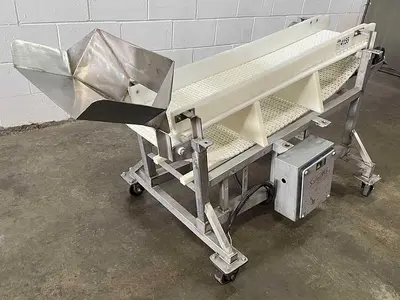 Safeline 4'L Incline Infeed Conveyor