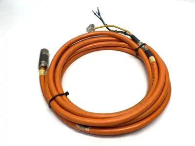 USED ALLEN-BRADLEY SER. B KINETIX SERVO MOTOR CABLE 15M