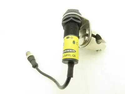 Banner S18-2VPRL-Q5 Photoelectric Sensor Receiver 18mm 10-30VDC  Lot of 2