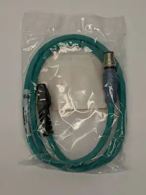 NEW TURCK DOUBLE ENDED CORDSET M12 TO RJ45, 1M, EUROFAST