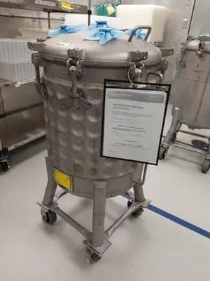 Tank, 25 Gallon (100 Liters), Stainless Steel, Jacketed, 50 PSI Internal #S745433