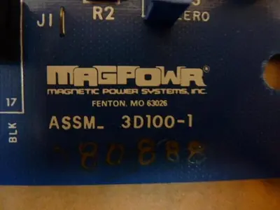 USED MAGNETIC POWER SYSTEMS 3D100-1